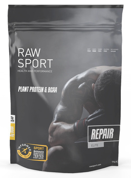 Białko wegańskie RAW SPORT ELITE Repair + BCAA - Waniliowo-cynamonowy (1kg)