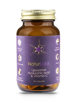 Liposomalny KWAS HIALURONOWY z witaminą C - NaturLabs (30 porcji)