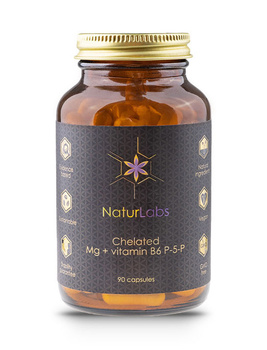 Chelatowany MAGNEZ + B6 - NaturLabs (45 porcji)